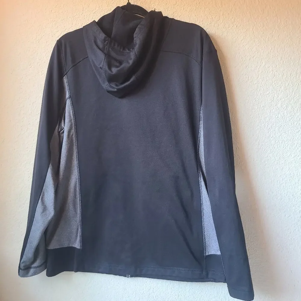 The North Face Men's Black and Gray Jacket Size L